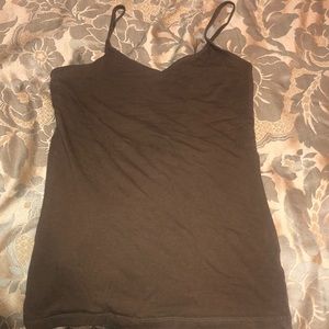 Olive-green cami